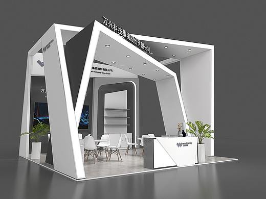 万兴科技展位效果图