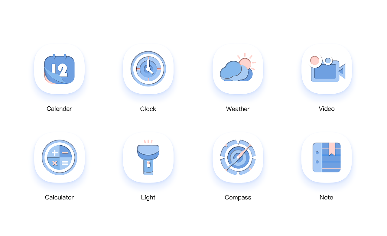 纸上视界-剪纸风手机主题图标