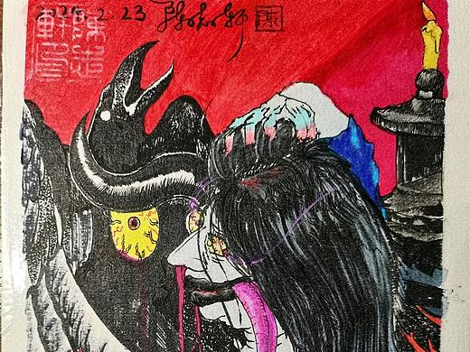 多眼长舌女魔鬼女鬼|陈志轩手绘