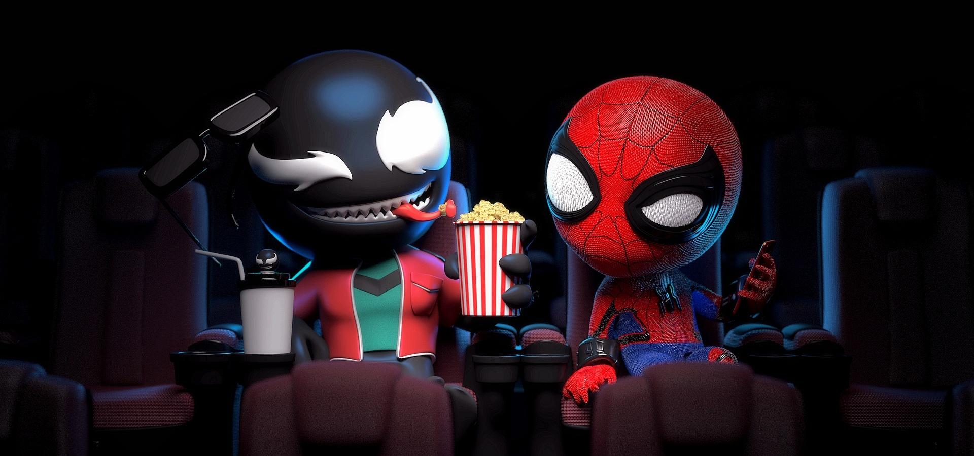 凶萌ip---"毒液"电影创意宣传设计,衍生产品