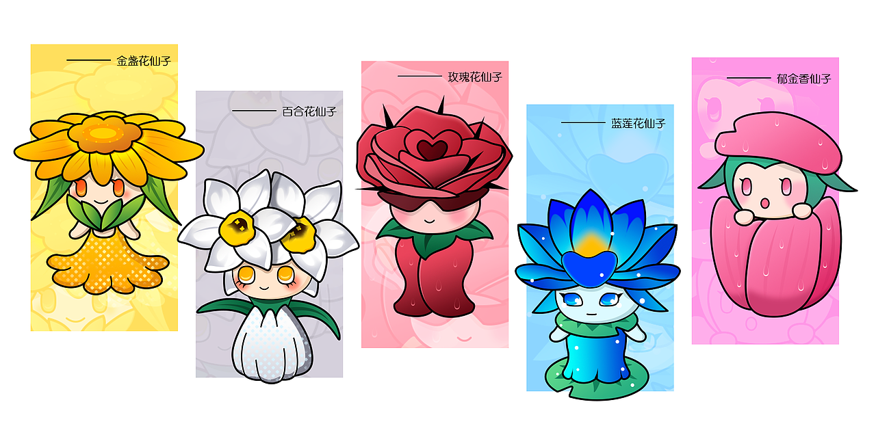 水果蔬菜卡通形象设计