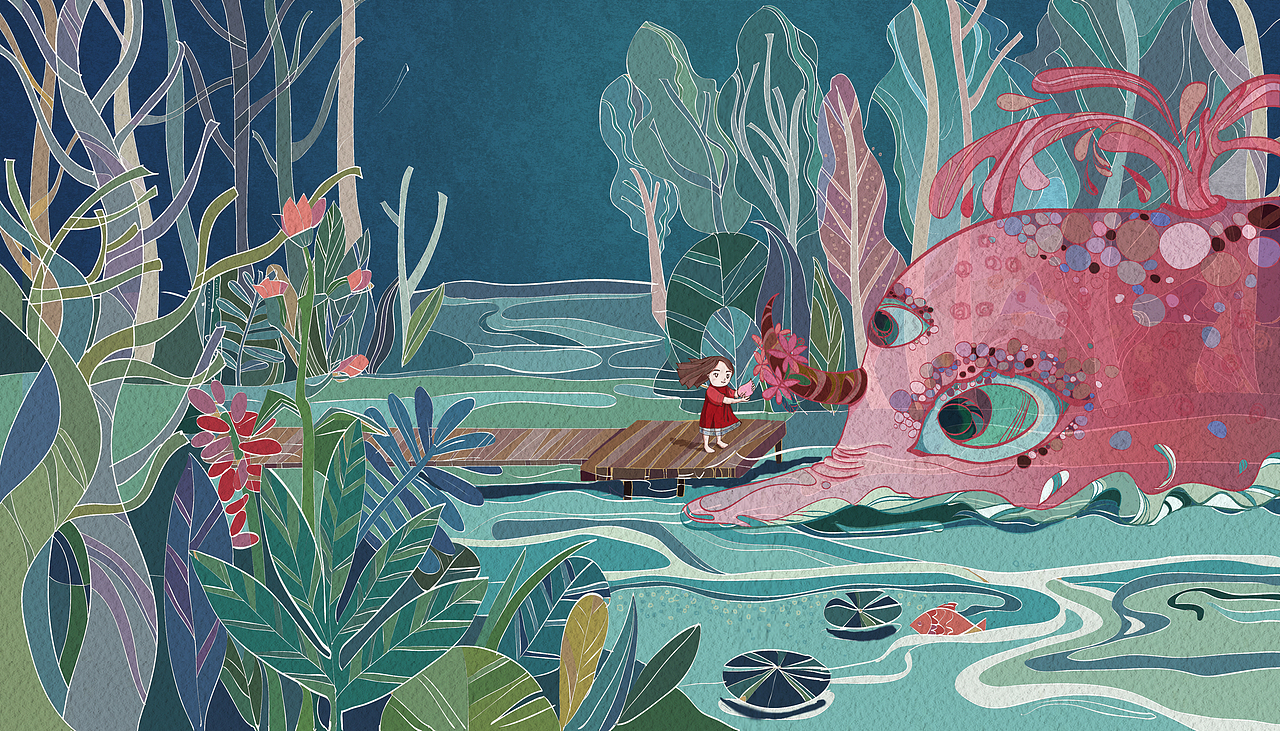 《境》毕业设计—绘本插画