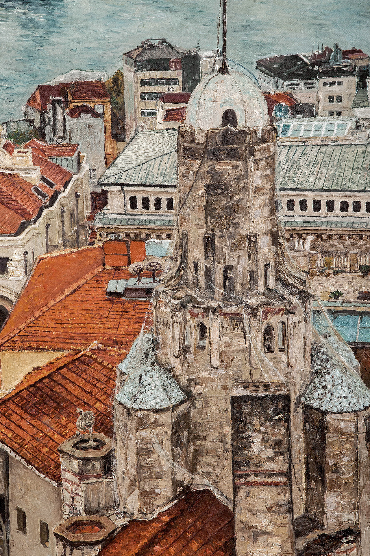 Jinn's work | 布面油画 90cm x 60cm 《博斯普鲁斯》