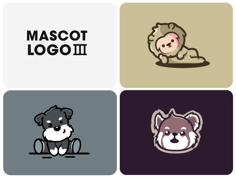Vector mascots logoⅢ