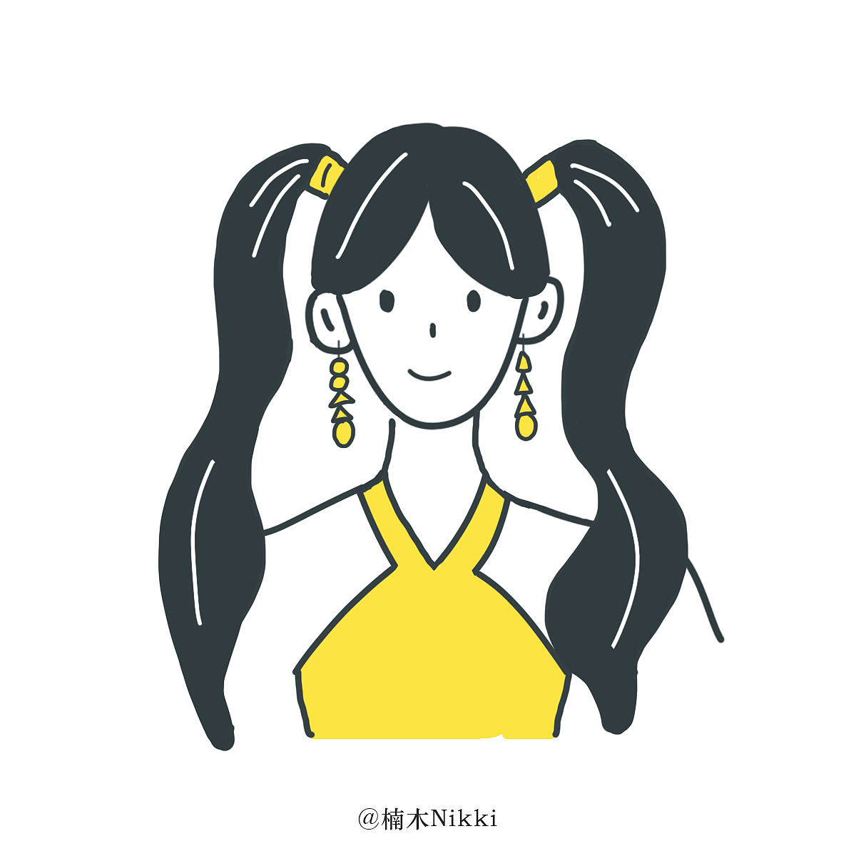 简约线条风头像