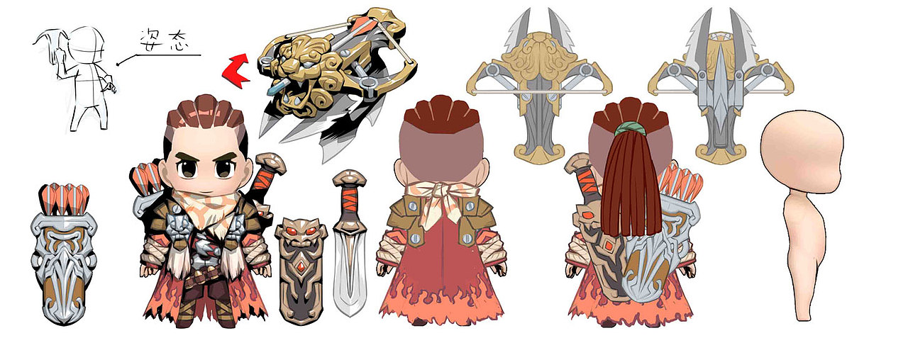 Q萌设定（图ZOTUzNDEwODA=） - 游戏原画 - 站酷设计师淘气包子十八褶原创素材 - 站酷ZCOOL