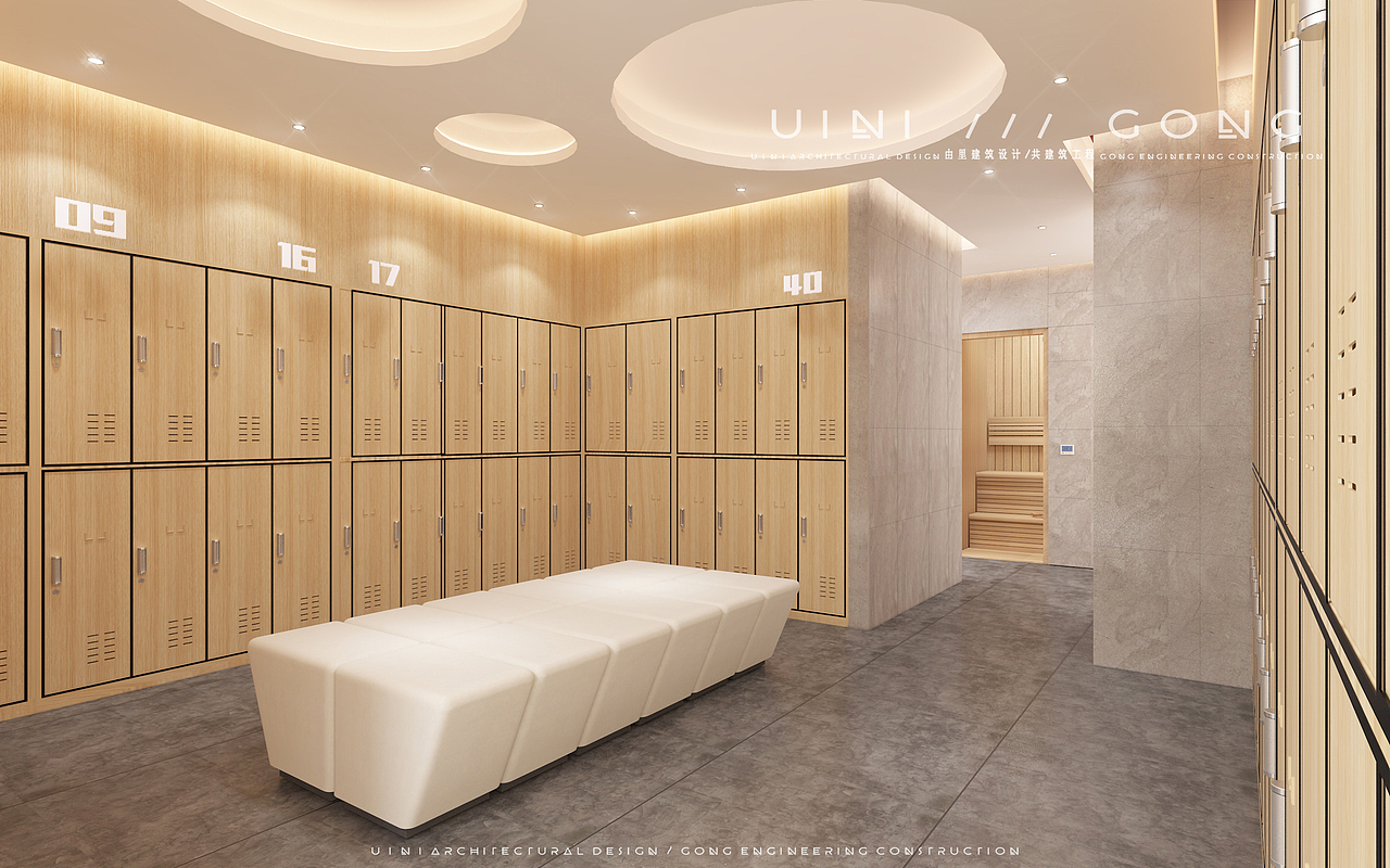 【由里建筑设计】广州威客健身房