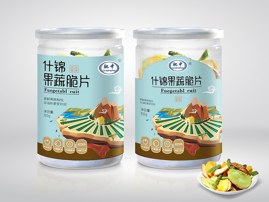 果蔬脆皮包装（图ZNjc1MjY0MzI=） - 包装 - 站酷设计师Collin2016原创素材 - 站酷ZCOOL