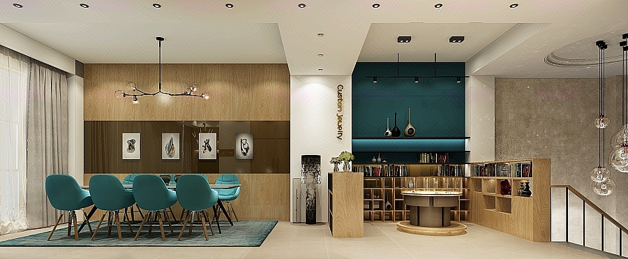 《天鹅珠宝定制》-成都珠宝店设计丨成都珠宝店装修（图ZOTc4NzM0Njg=） - 家装设计 - 站酷设计师成都珠宝店设计丨原创素材 - 站酷ZCOOL