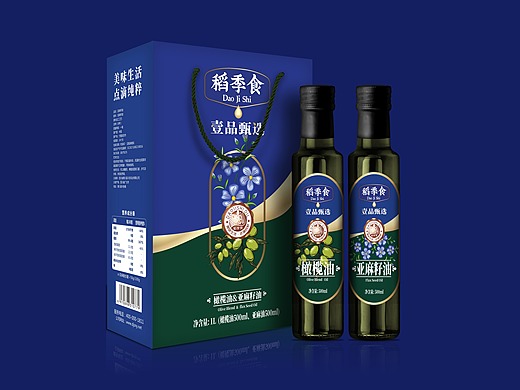 稻季食×晨邦创意 壹品甄选 食用油包装(已商用)