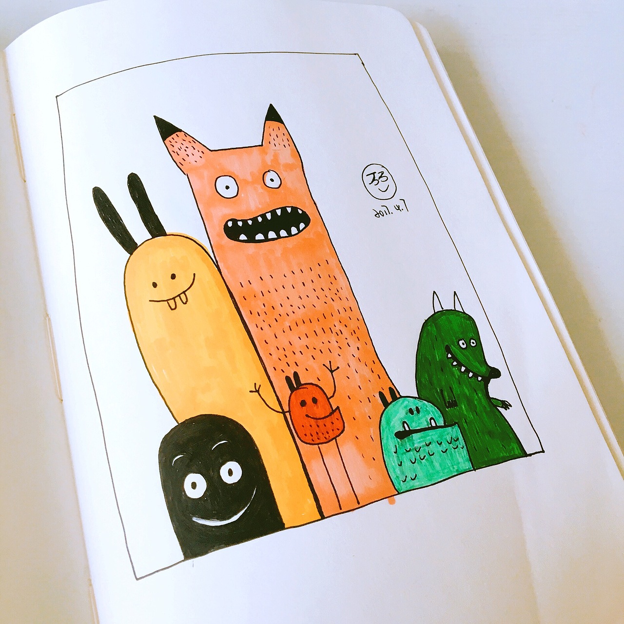 最近的手绘临摹