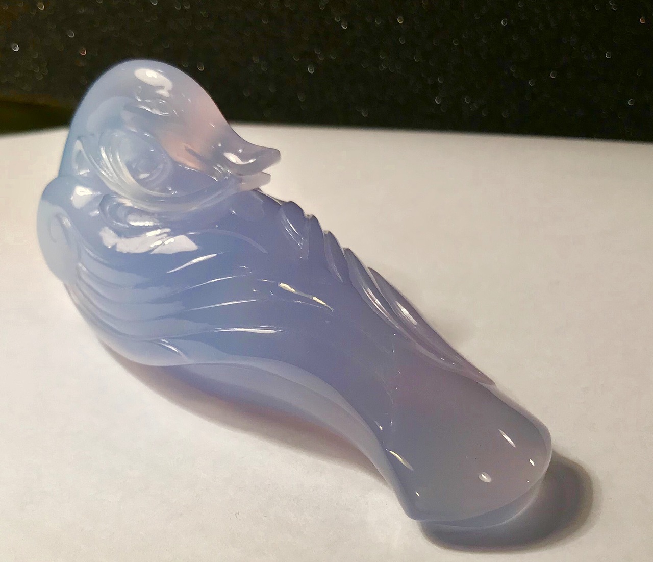 玉雕作品《萍水相逢》