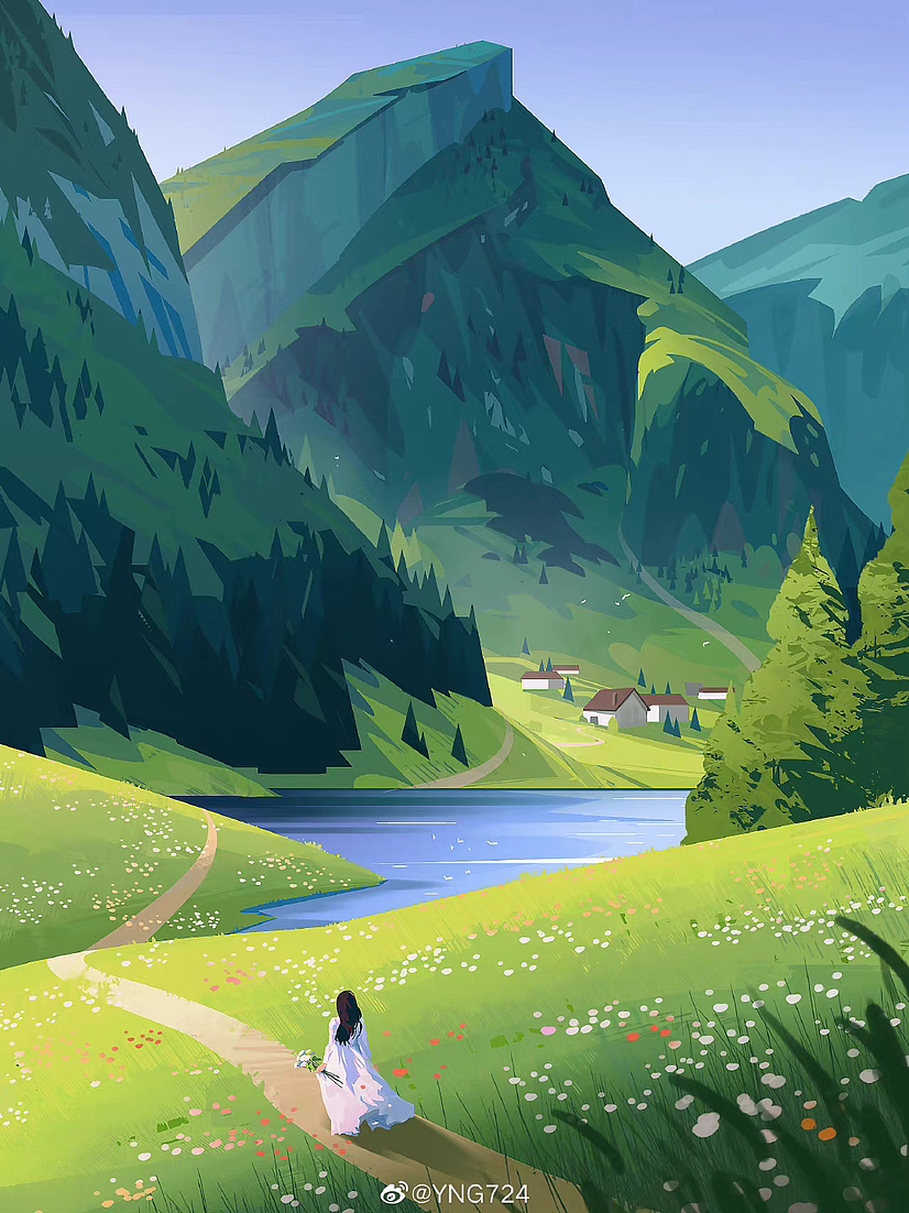 一些场景插画（图ZMzIxMzEwMDY0） - 商业插画 - 站酷设计师YNG724原创素材 - 站酷ZCOOL