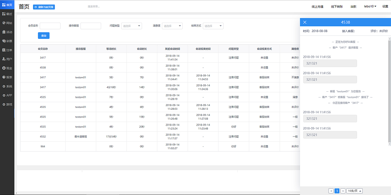 PC网站+后台管理系统用户中心+客服