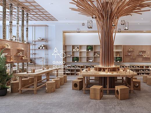 空間設(shè)計 | 教育 | 充滿木頭香氣的手作工坊（個人主頁-ZNTcxOTQ1MjQ=） - 商業(yè)空間設(shè)計 - 站酷設(shè)計師宮城Ginko原創(chuàng)素材 - 站酷ZCOOL