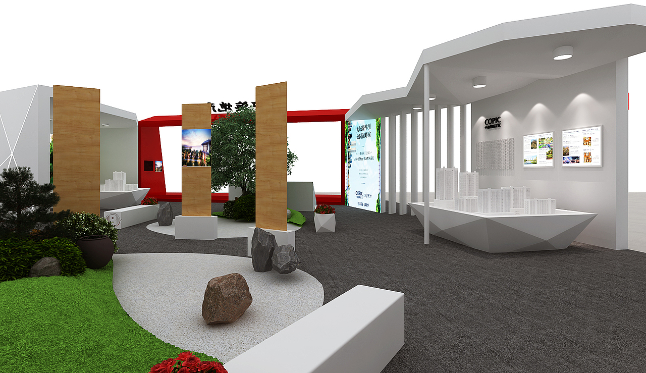 展厅效果图作品