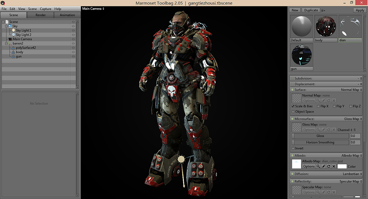 次时代游戏角色—Steel Zeus（图ZMjAwMzE2MDQ=） - 人物/生物 - 站酷设计师Adam_陈原创素材 - 站酷ZCOOL