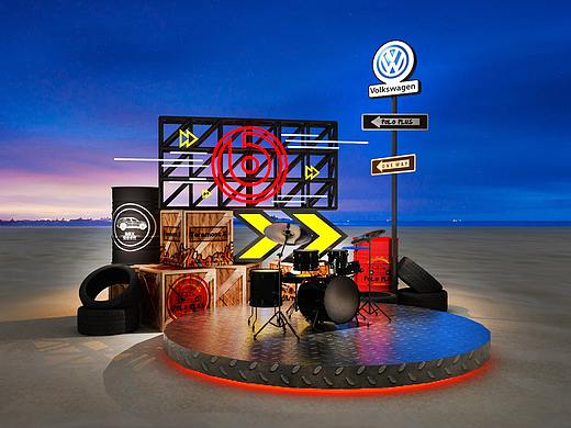 大眾雙車試駕（個(gè)人主頁-ZNDQ5NDYzMDA=） - 其他三維 - 站酷設(shè)計(jì)師林梢一抹綠如畫原創(chuàng)素材 - 站酷ZCOOL