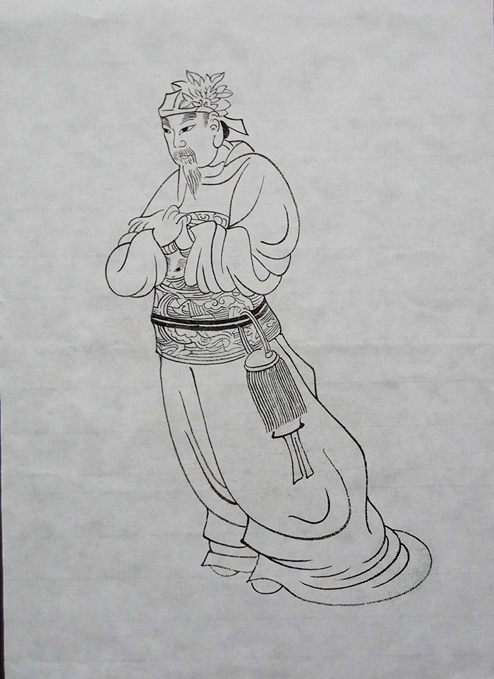 临摹[明]陈洪绶《水浒叶子》