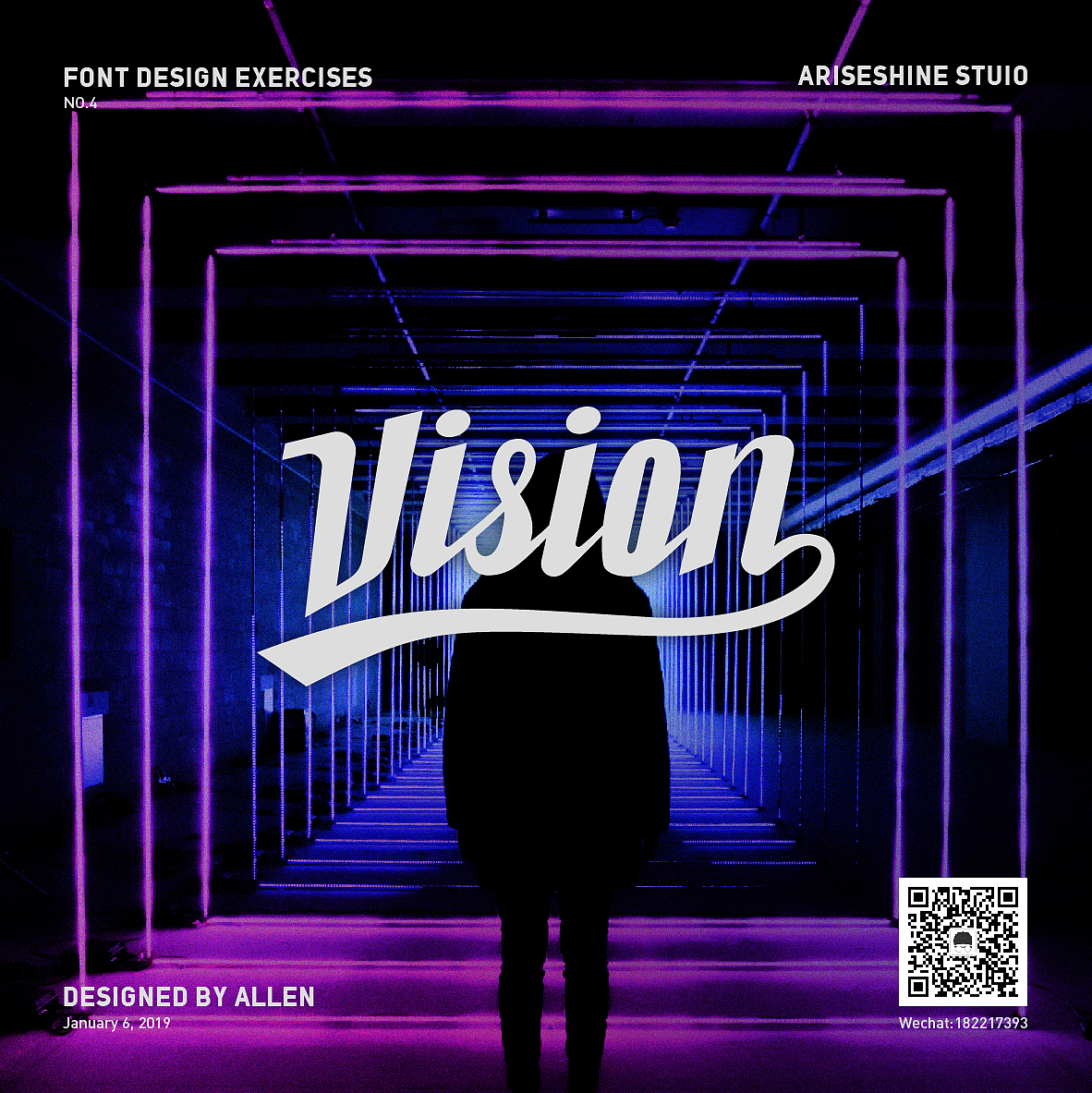 FONT DESIGN EXERCISES 字体设计打卡