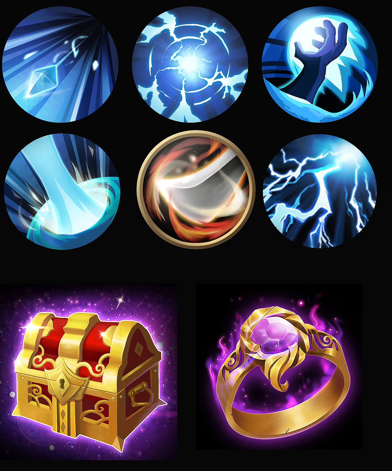 一些图标练习（图ZMTgwMjk2NzA4） - 游戏UI - 站酷设计师许小_xu原创素材 - 站酷ZCOOL