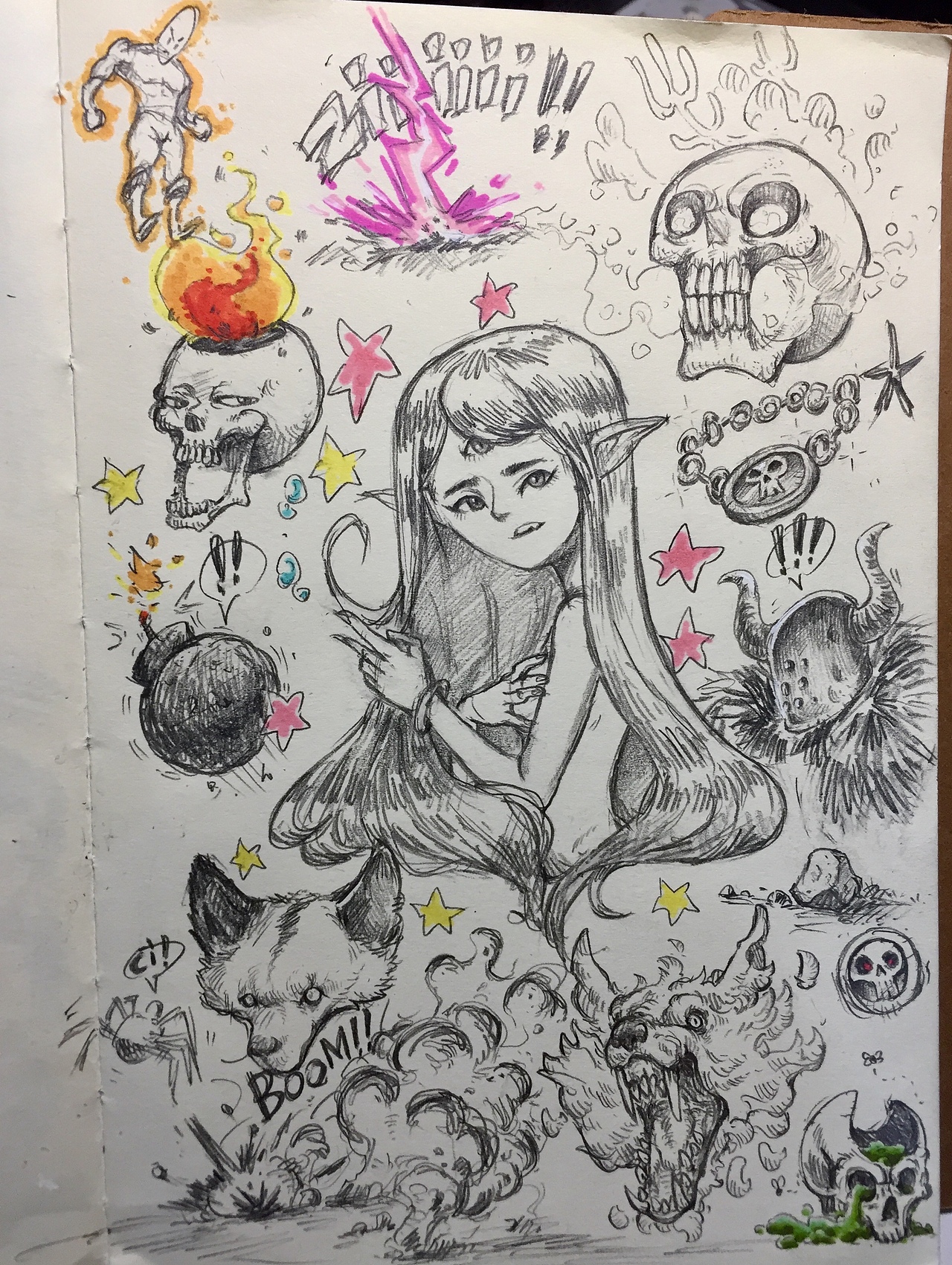 画本子94涂鸦合集|插画|新锐潮流插画|sentsun_原创作品-站酷zcool