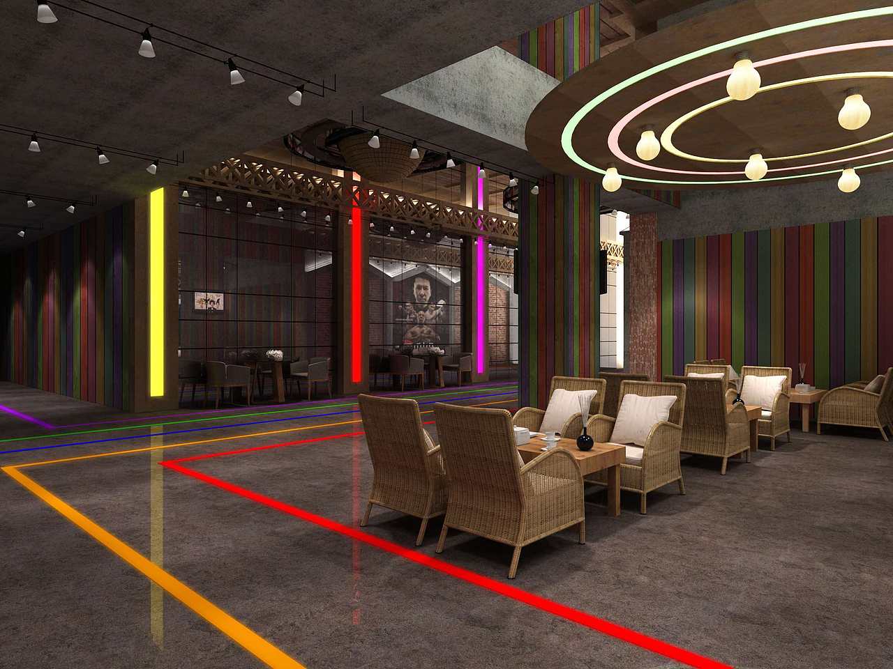 弥勒湖泉温泉电影院