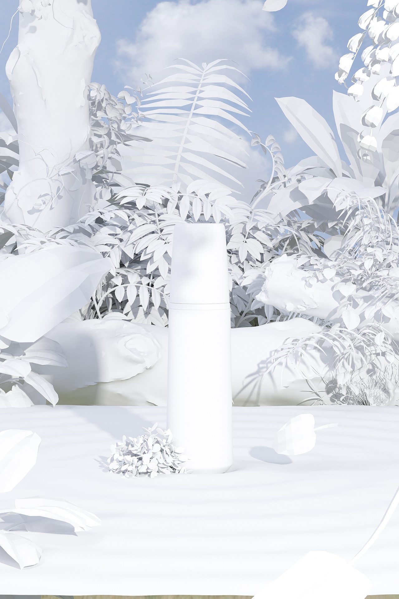 C4D护肤产品建模场景搭建+OC渲染