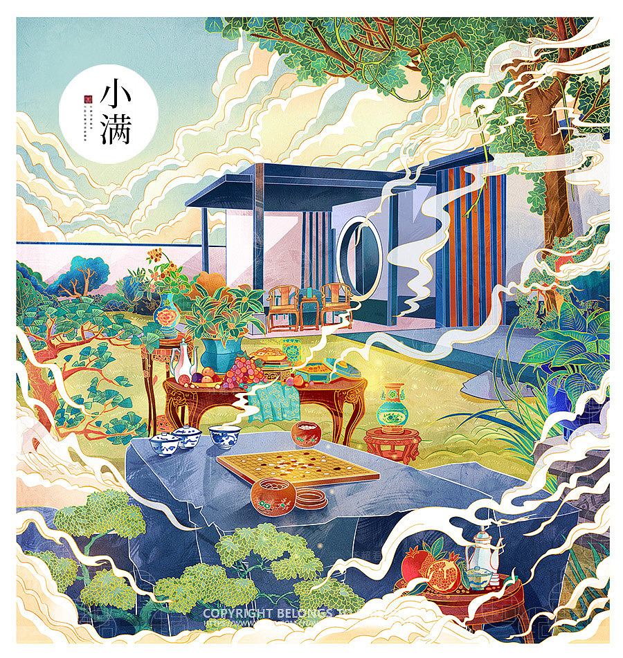 24节气+节日图泰禾（图ZMjM5MTYzMTU2） - 商业插画 - 站酷设计师C君_Children原创素材 - 站酷ZCOOL