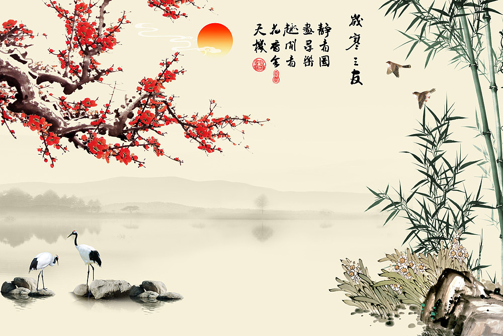 2022花鸟（图ZMjc2NzAzNzky） - 商业插画 - 站酷设计师新中式纱画图库原创素材 - 站酷ZCOOL