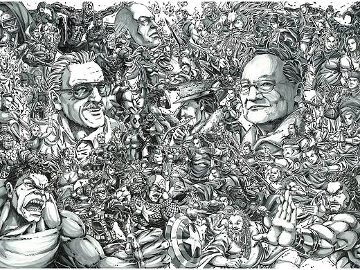 Stan Lee VS 金庸 - 超级英雄群侠传