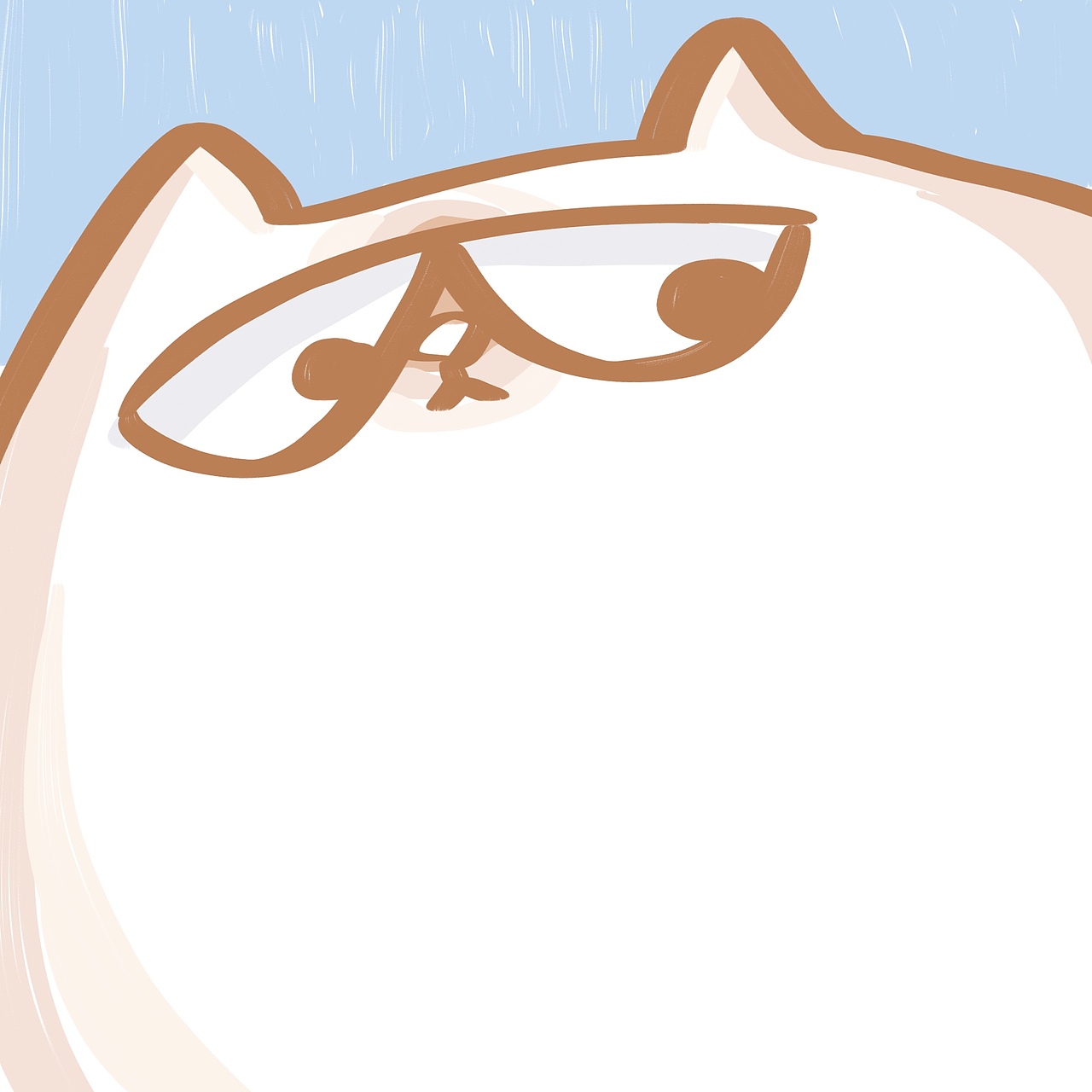 BLOCK | 插画-猫猫头（图ZMTk1MjI1MzAw） - 创作习作 - 站酷设计师伯劳可原创素材 - 站酷ZCOOL