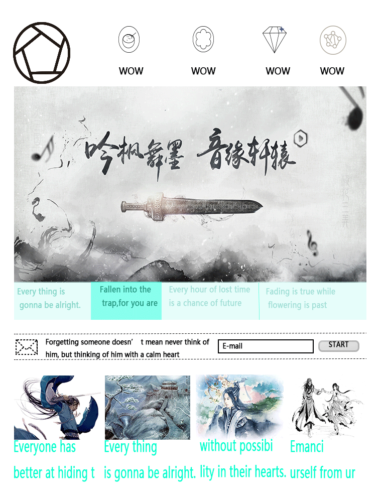 导航网页排版（图ZMTAwMjUxMjQ4） - 宣传物料 - 站酷设计师户维建原创素材 - 站酷ZCOOL