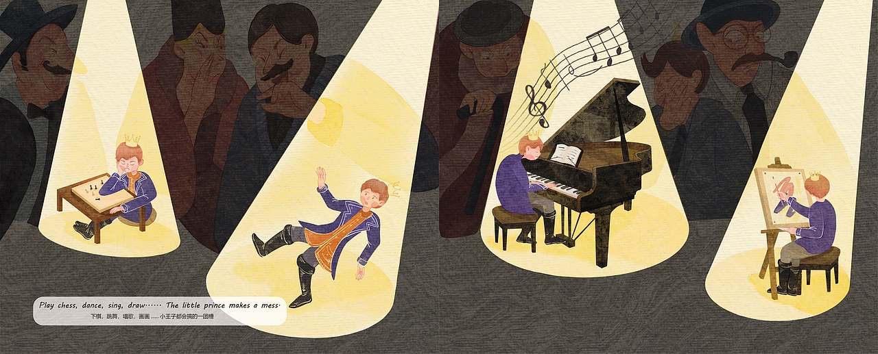 《The dove and the boy》白鸽与少年原创中英绘本