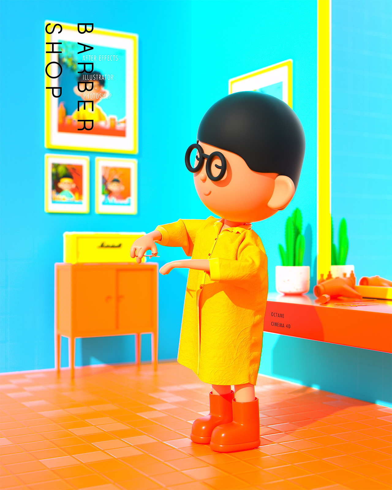 Barbershop Series(图ZMjA4NTQxNjky) - 动画/影视 - 站酷设计师发条船长原创素材 - 站酷ZCOOL