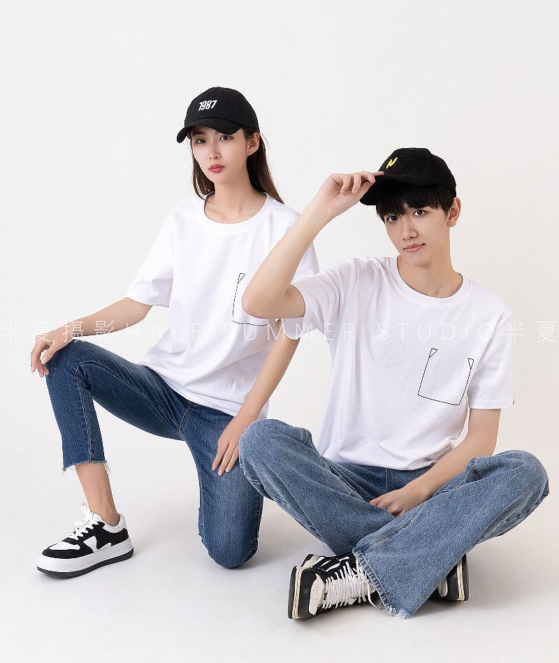 情侣装t恤拍摄案例（图ZMzQzNzYzNDcy） - 产品摄影 - 站酷设计师半夏摄影_桑迪原创素材 - 站酷ZCOOL