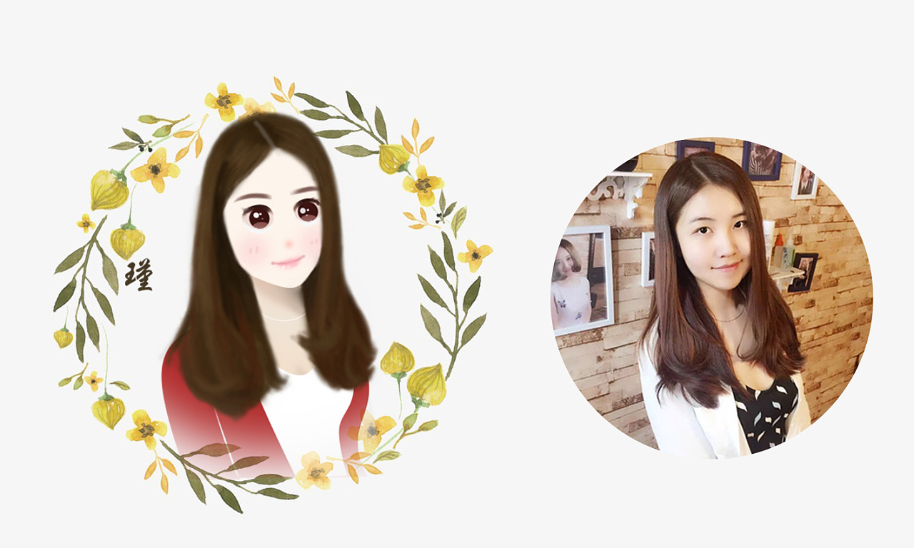 真人转漫画原创手绘插画