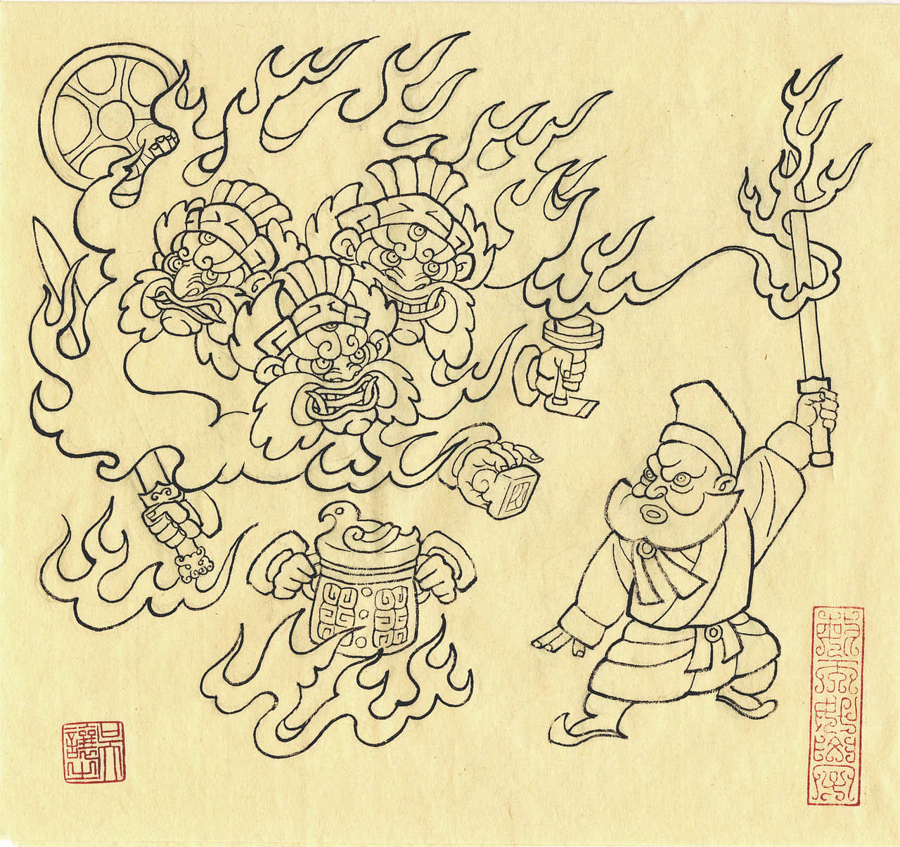 【乾坤封神绘卷】造型稿（图ZMjQwNjM2ODQ4） - 创作习作 - 站酷设计师啸林山人原创素材 - 站酷ZCOOL