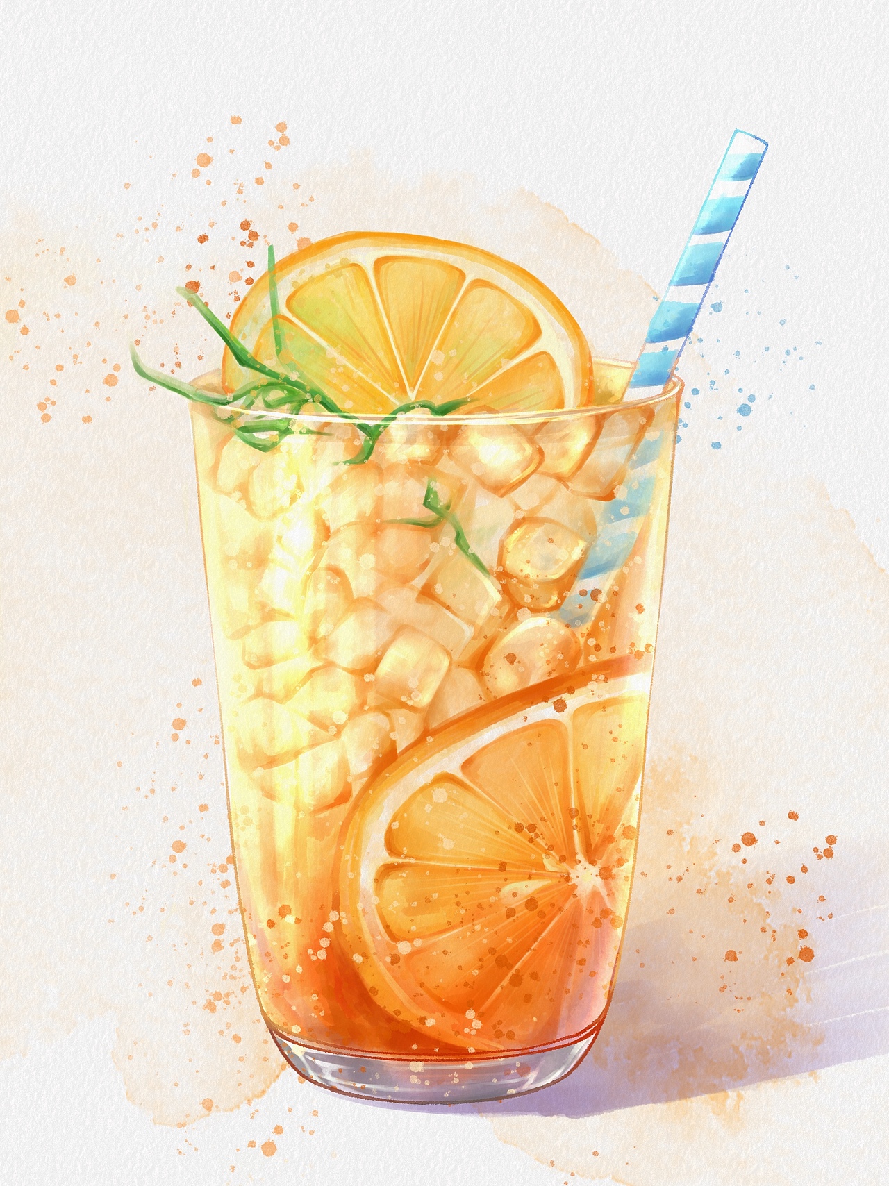 iPad水彩饮品插画合集（图ZMzA2MjE1MDI0） - 商业插画 - 站酷设计师是小芒噢原创素材 - 站酷ZCOOL