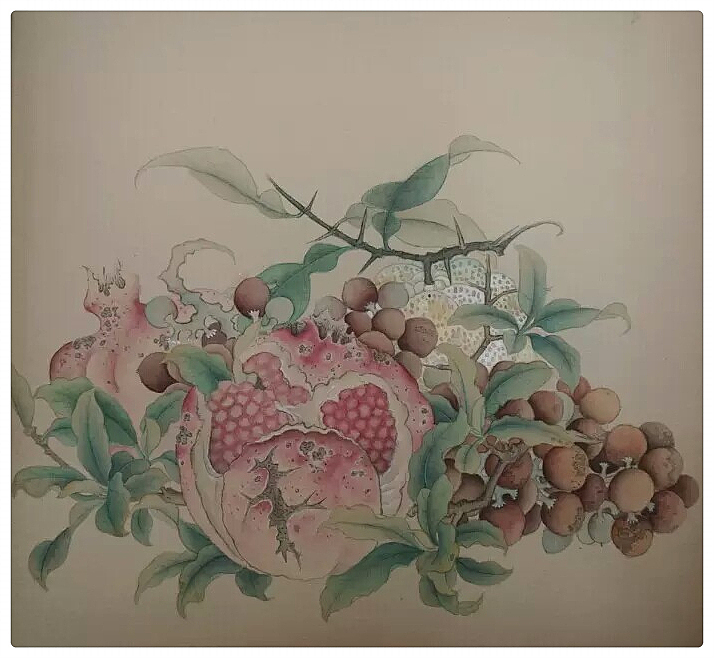 吉祥多子（图ZNzEwMzA0NDA=） - 绘画 - 站酷设计师Shanrenart原创素材 - 站酷ZCOOL