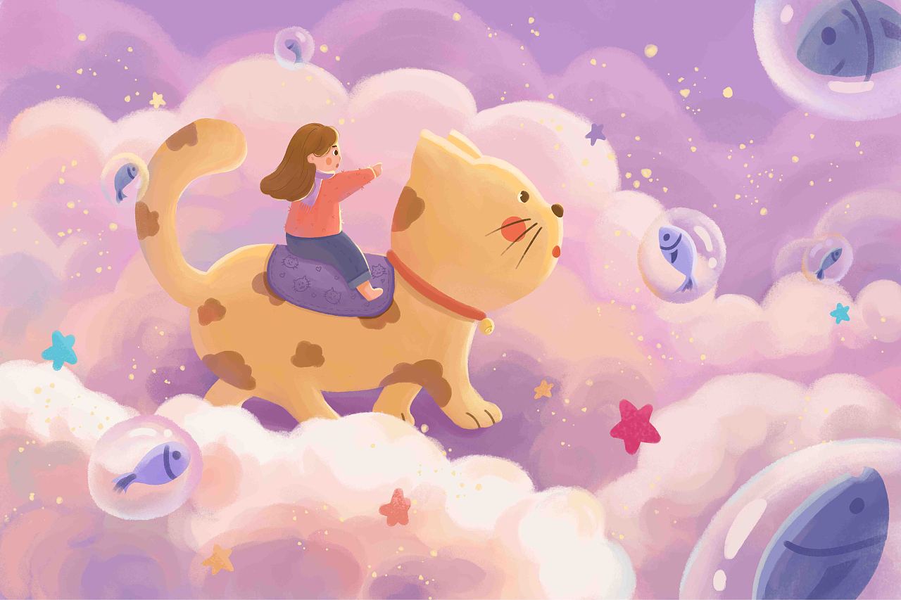 猫的天空之城（图ZMjY0MTI1NDU2） - 创作习作 - 站酷设计师YL鱼樂樂原创素材 - 站酷ZCOOL