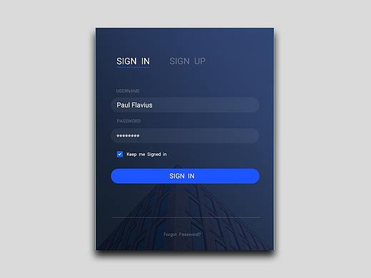 登录界面（个人主页-ZMjg0NDUzNzY=） - APP界面 - 站酷设计师ArchibaldFarach原创素材 - 站酷ZCOOL