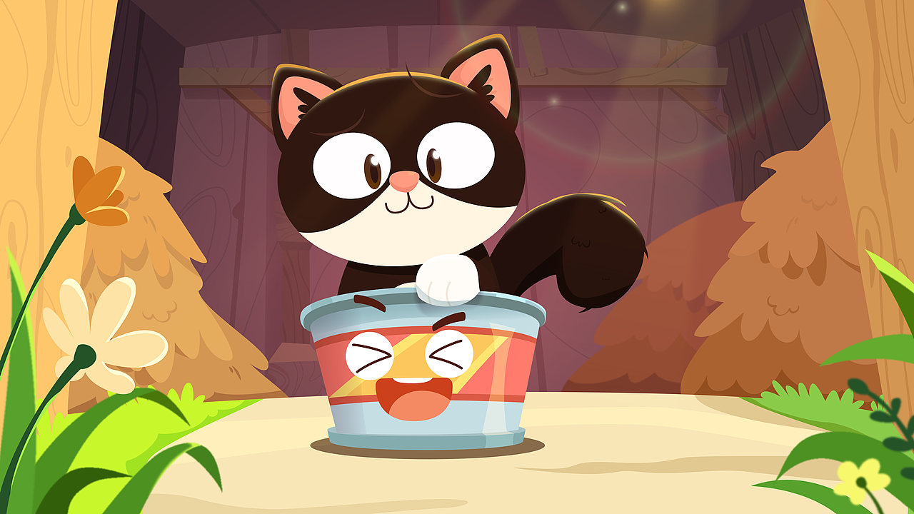 农场猫咪（图ZMjUzODg0MTcy） - 儿童插画 - 站酷设计师vikiya原创素材 - 站酷ZCOOL