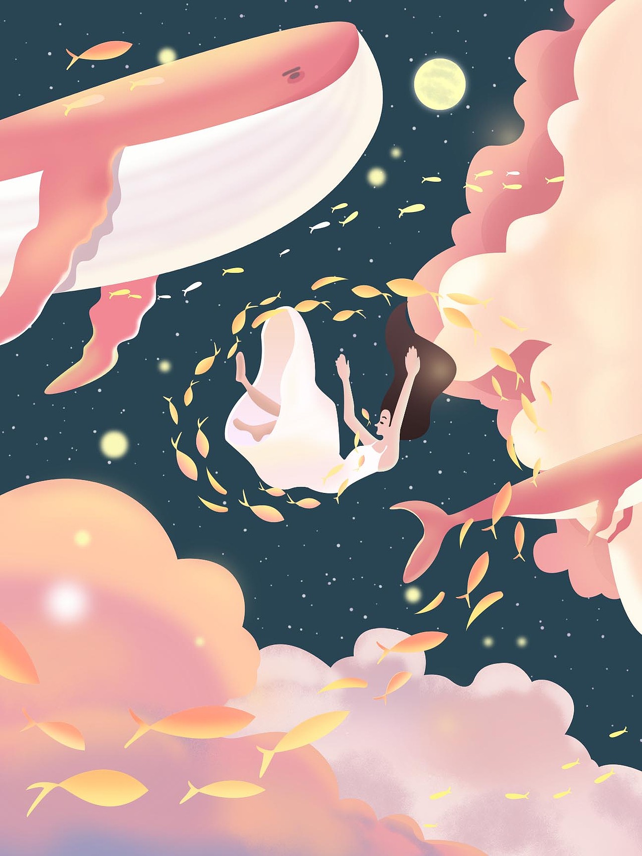 梦幻鲸鱼（图ZMjI3ODcxMzgw） - 创作习作 - 站酷设计师晴天般的微笑i原创素材 - 站酷ZCOOL