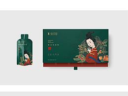 包装插画的一些线稿和飞机稿