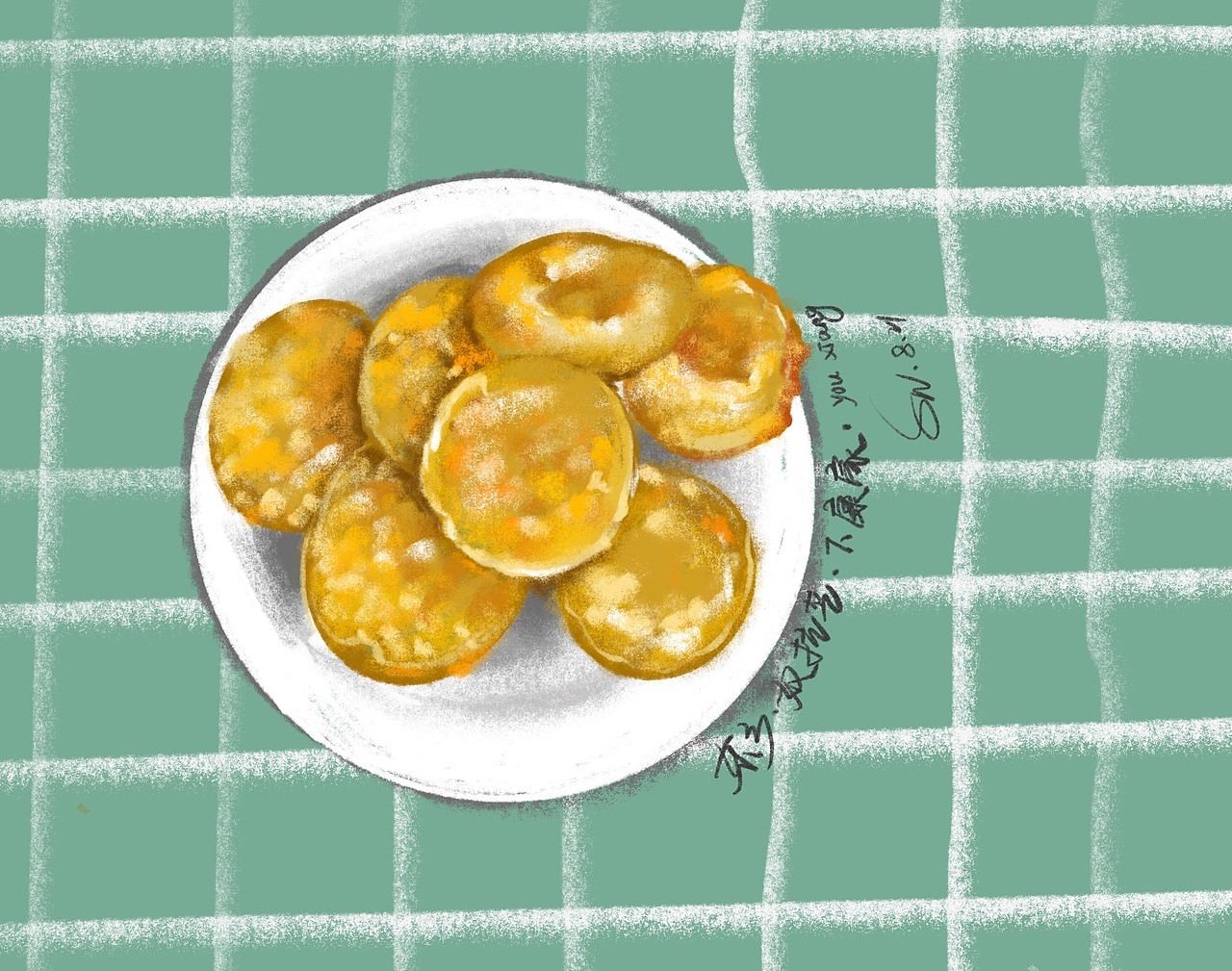 美食（图ZMjEwOTU3NjI0） - 艺术插画 - 站酷设计师Na喔原创素材 - 站酷ZCOOL