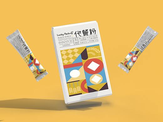 包装设计 | 燕麦胚芽糙米代餐粉