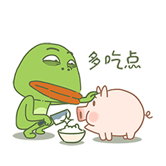 猫与熊||贱萌大嘴蛙