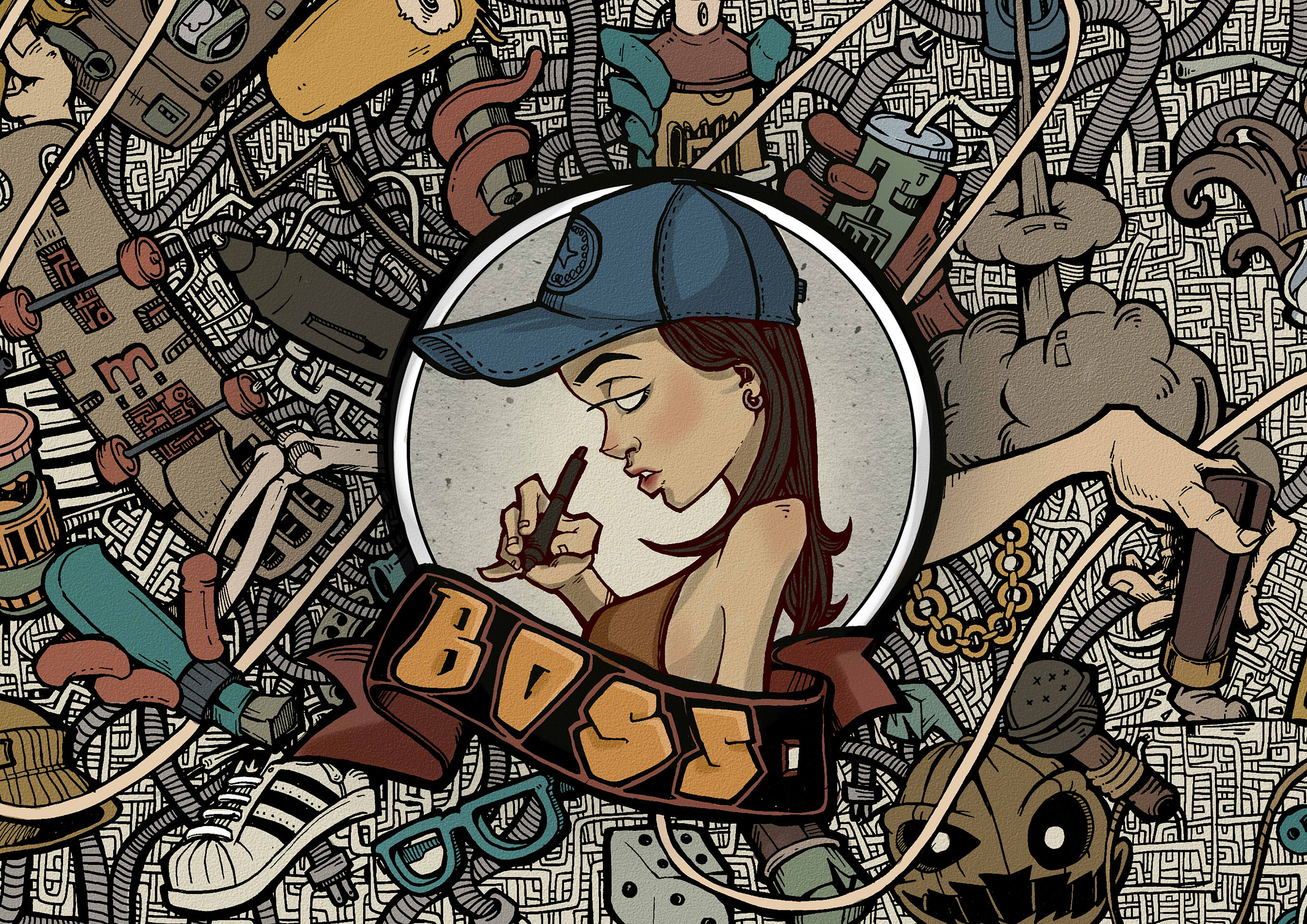 密集恐惧的涂鸦线稿|插画|涂鸦/潮流|涂手g_boss - 原创作品 - 站酷