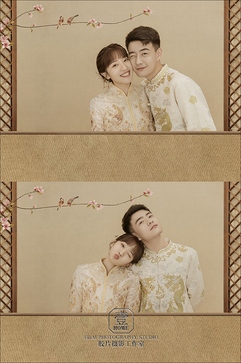 这组新中式工笔画婚纱照也太美美美美了吧（图ZMjk0NDY4MzI0） - 婚礼摄影 - 站酷设计师壹HOME摄影工作室原创素材 - 站酷ZCOOL